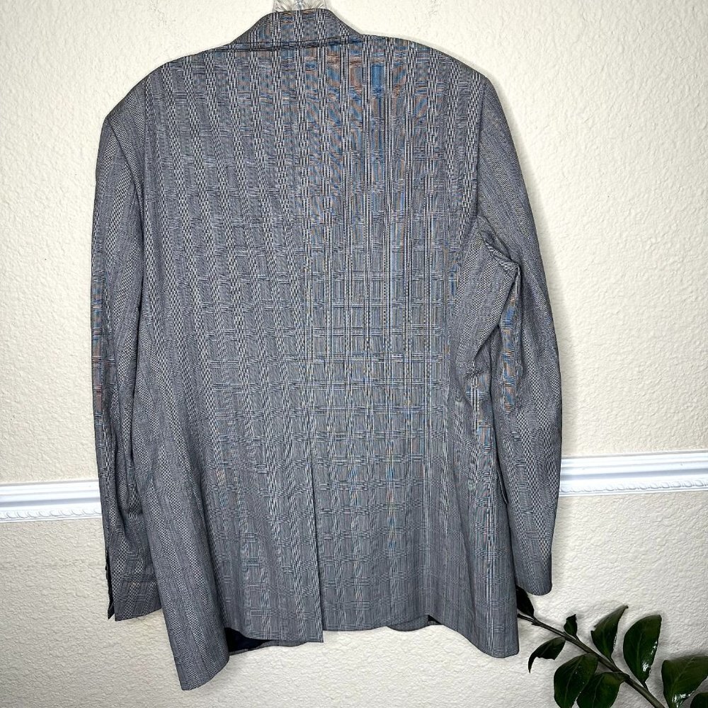 BROOKS BROTHERS Fitzgerald Made Italy Suit Jacket 42L/36 Wool Prince Of Whales - Picture 9 of 12